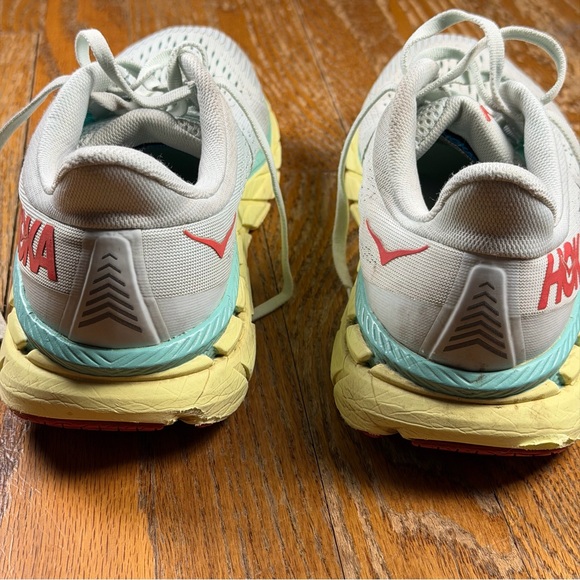 Hoka One One Clifton 7 Shoes Womens Size 8.5 Gray Running Cushioned Trainers - Picture 9 of 12